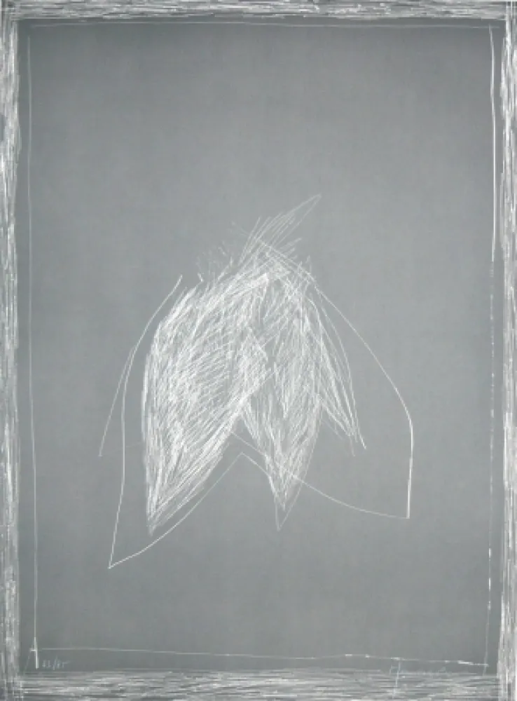 Lithograph Hernandez Pijuan - Fulles 3