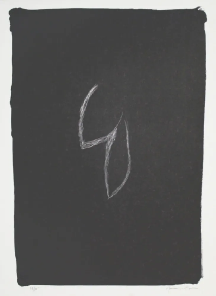 Lithograph Hernandez Pijuan - Fulles I