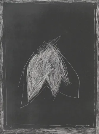 Lithograph Hernandez Pijuan - Fulles III