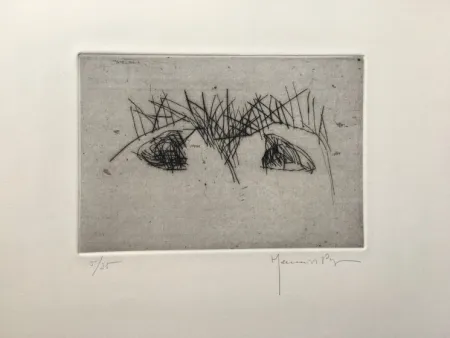 Drypoint Hernandez Pijuan - Hojas 2