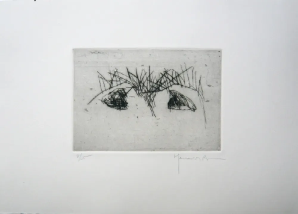 Drypoint Hernandez Pijuan - Hojas 2
