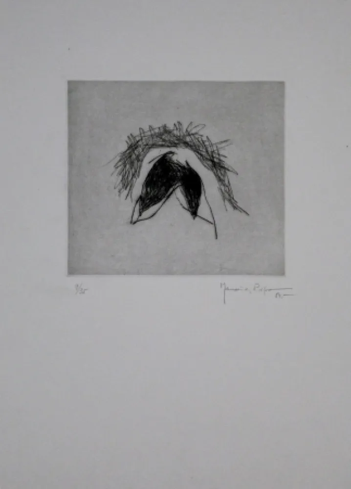 Drypoint Hernandez Pijuan - Hojas 3