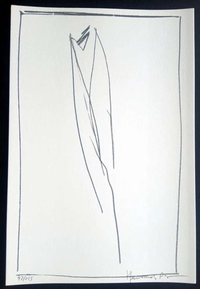 Screenprint Hernandez Pijuan - Hojas Sueltas