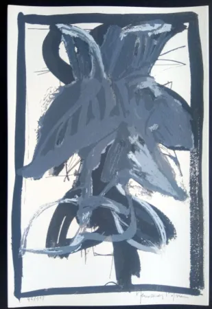 Screenprint Hernandez Pijuan - Hojas Sueltas