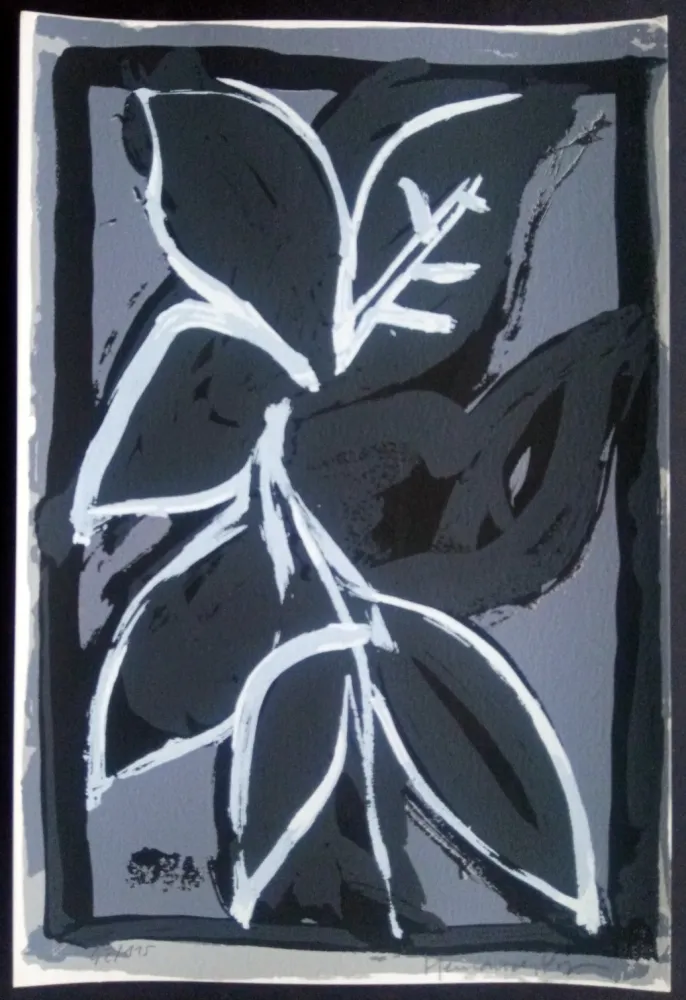 Screenprint Hernandez Pijuan - Hojas Sueltas