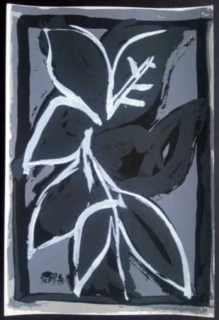 Screenprint Hernandez Pijuan - Hojas Sueltas