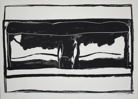 Lithograph Hernandez Pijuan - Landscape 6
