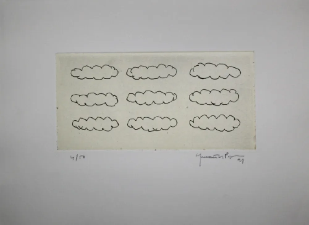 Etching Hernandez Pijuan - Memòria de la Segarra VI