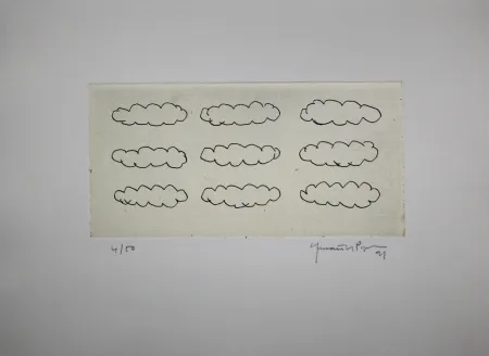 Etching Hernandez Pijuan - Memòria de la Segarra VI