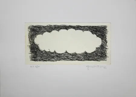 Etching Hernandez Pijuan - Memòria de la Segarra VIII