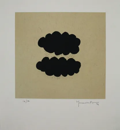 Aquatint Hernandez Pijuan - Núvols III