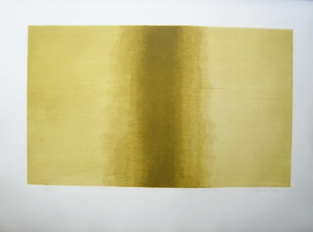 Etching Hernandez Pijuan - Ombra sobre daurat