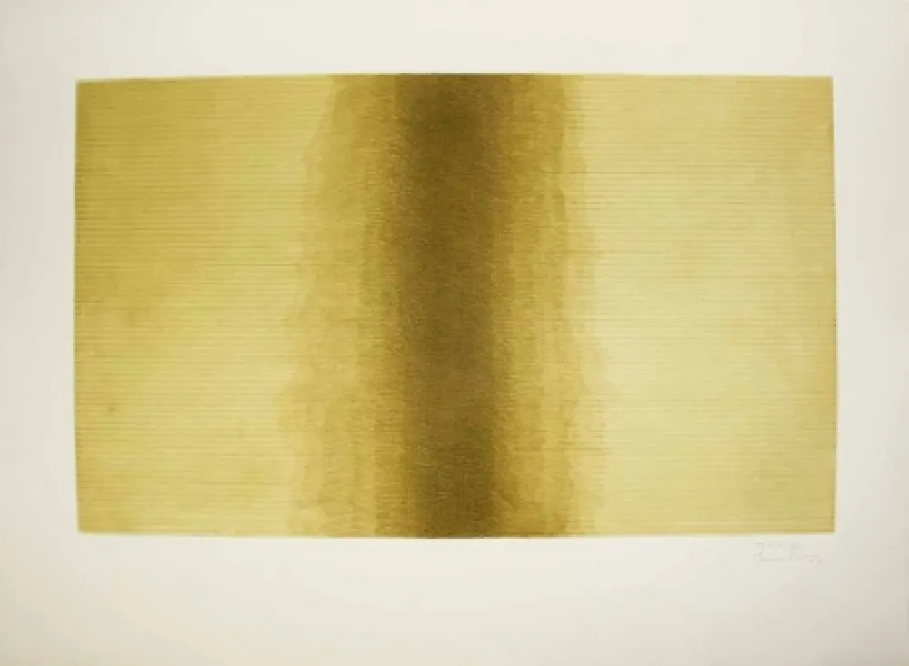 Etching And Aquatint Hernandez Pijuan - Ombra sobre daurat