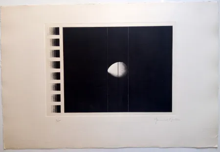 Etching And Aquatint Hernandez Pijuan - OU AMB GAMA NEGRA