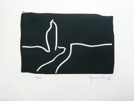 Linocut Hernandez Pijuan - Paisatge 1