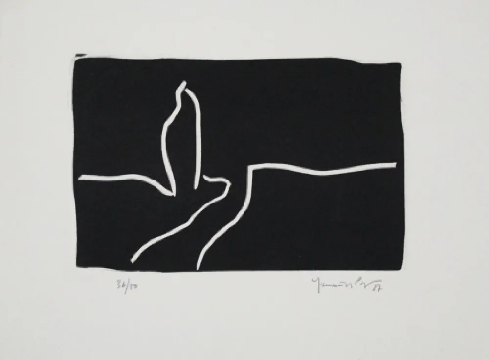 Linocut Hernandez Pijuan - Paisatge I / Landscape I