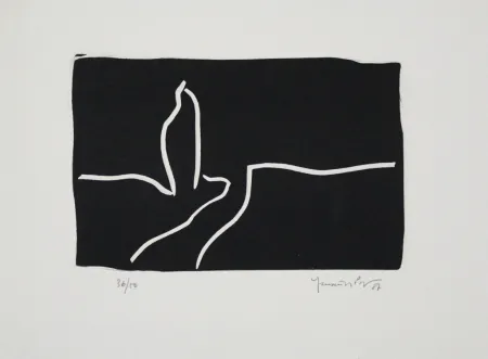 Linocut Hernandez Pijuan - Paisatge I / Landscape I