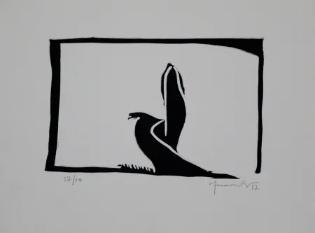 Linocut Hernandez Pijuan - Paisatge III / Landscape III