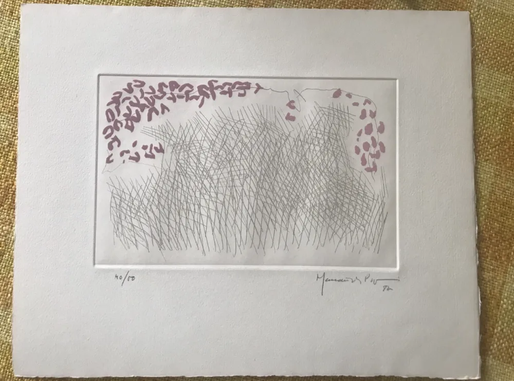 Etching And Aquatint Hernandez Pijuan - PJ-10