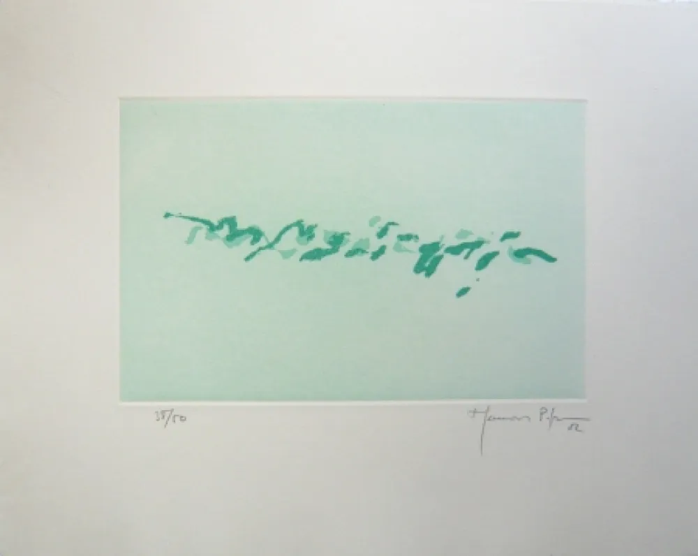 Etching Hernandez Pijuan - PJ6