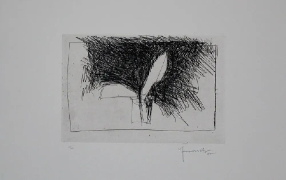 Etching Hernandez Pijuan - Planta