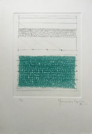 Etching Hernandez Pijuan - Polychrome 1