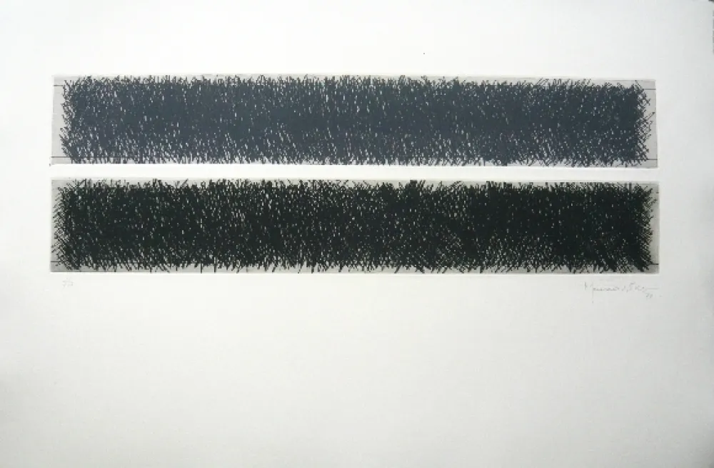 Etching Hernandez Pijuan - Polychrome 10