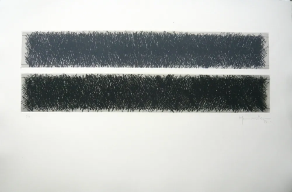 Etching Hernandez Pijuan - Polychrome 10