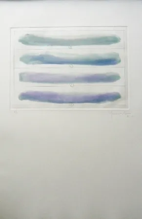 Etching Hernandez Pijuan - Polychrome 12