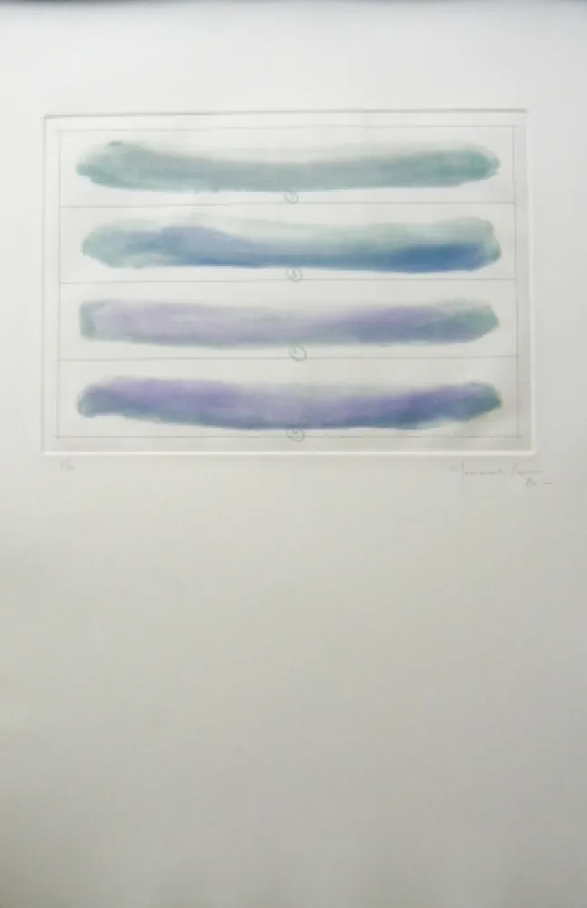 Etching Hernandez Pijuan - Polychrome 12