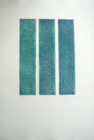 Etching Hernandez Pijuan - Polychrome 13