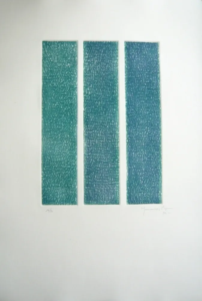 Lithograph Hernandez Pijuan - Polychrome 13