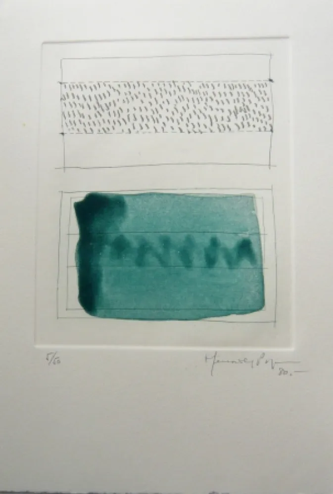 Etching Hernandez Pijuan - Polychrome 2