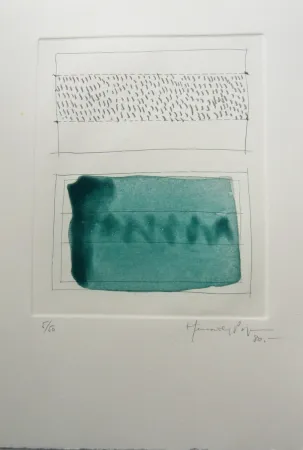 Etching Hernandez Pijuan - Polychrome 2