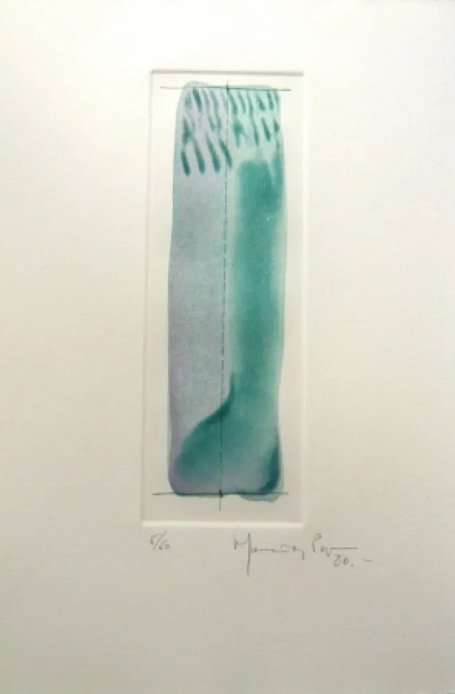 Lithograph Hernandez Pijuan - Polychrome 3