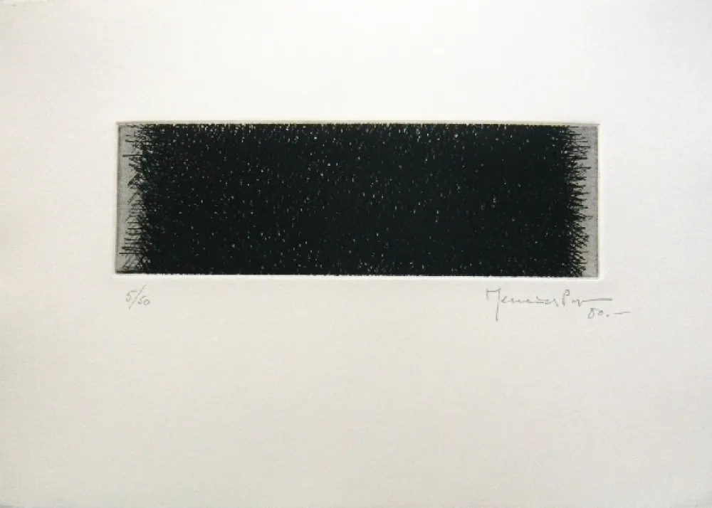 Etching Hernandez Pijuan - Polychrome 4