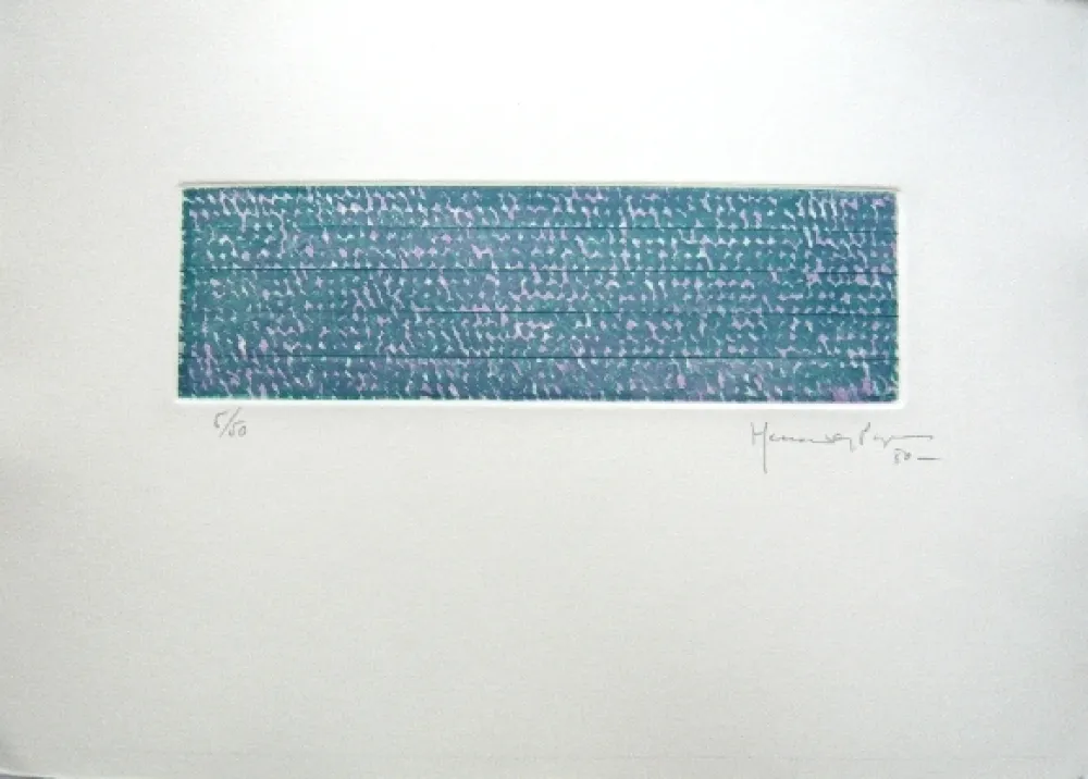 Etching Hernandez Pijuan - Polychrome 5
