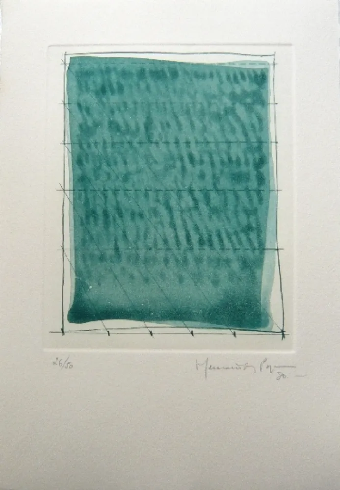 Etching Hernandez Pijuan - Polychrome 6