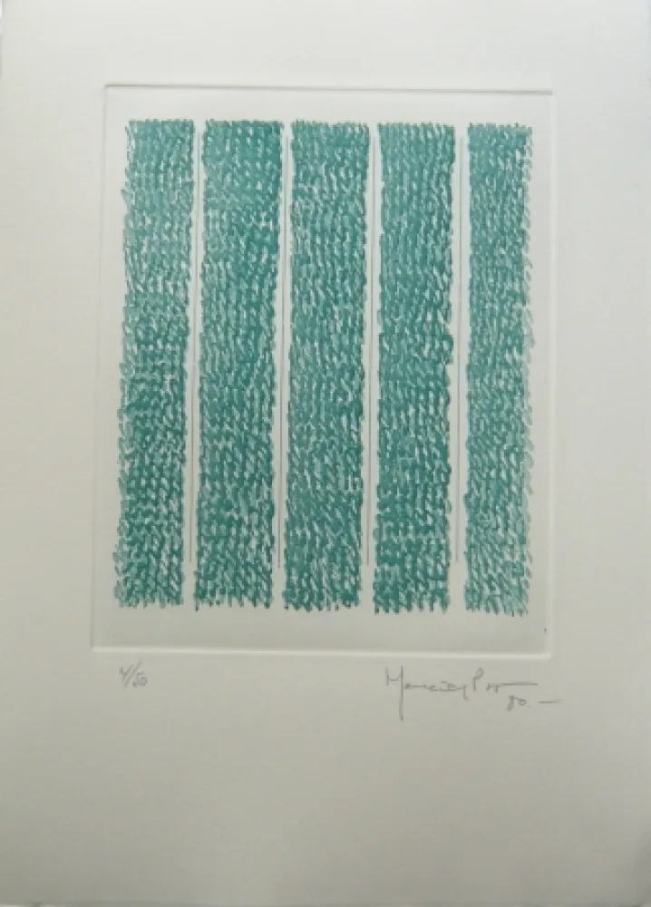 Etching Hernandez Pijuan - Polychrome 7