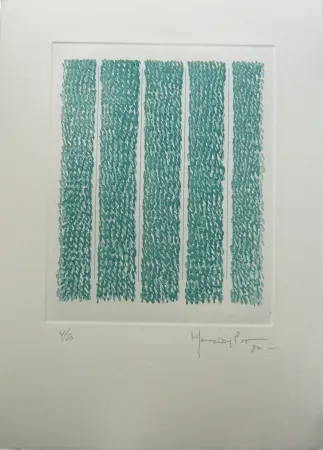 Etching Hernandez Pijuan - Polychrome 7