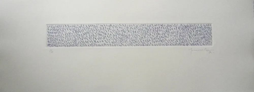 Etching Hernandez Pijuan - Polychrome 9