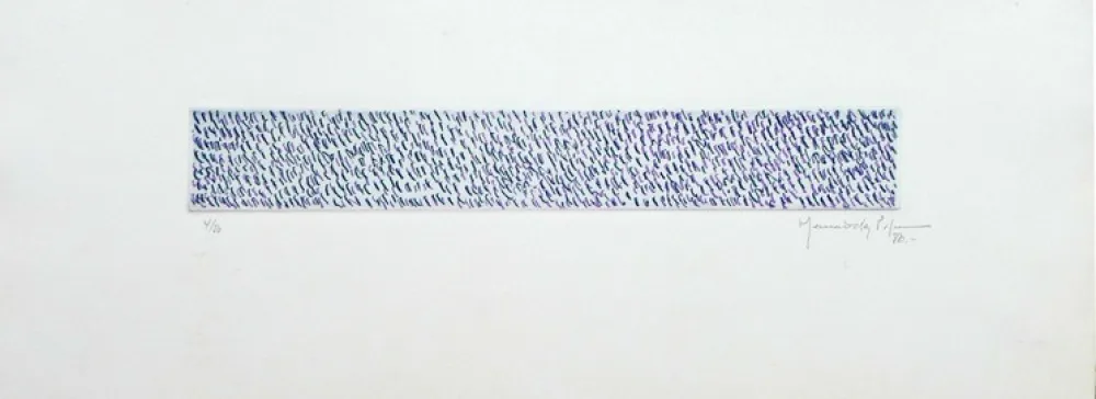 Lithograph Hernandez Pijuan - Polychrome 9