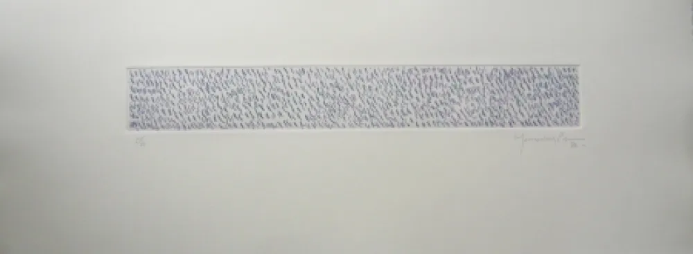 Etching Hernandez Pijuan - Polychrome 9