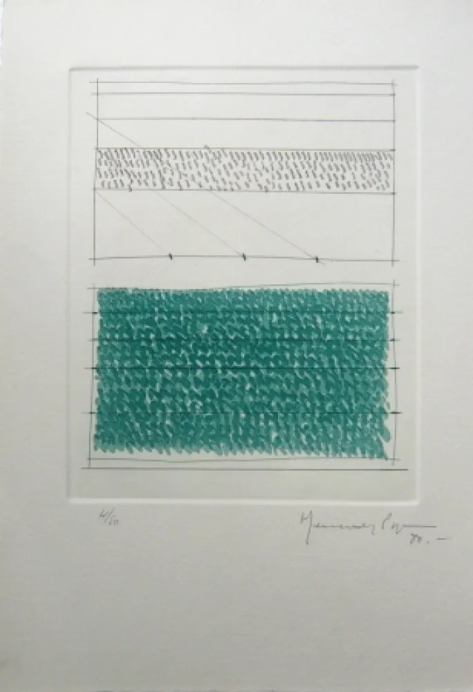 Etching Hernandez Pijuan - Polychrome1
