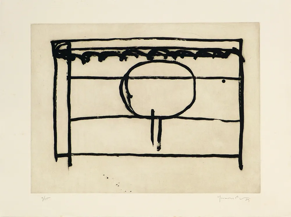 Etching Hernandez Pijuan - Recorrido para un espacio I