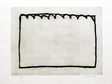 Etching Hernandez Pijuan - Recorrido para un espacio III