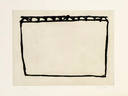 Etching Hernandez Pijuan - Recorrido para un espacio IV