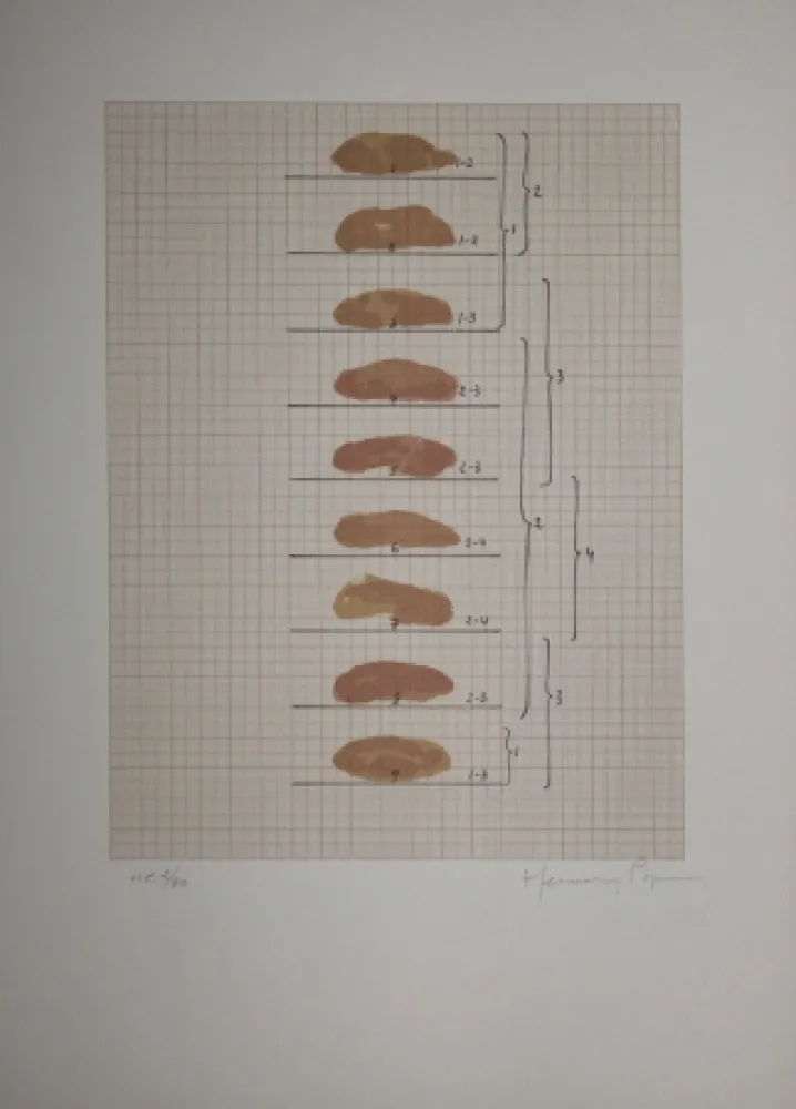Lithograph Hernandez Pijuan - Redfern