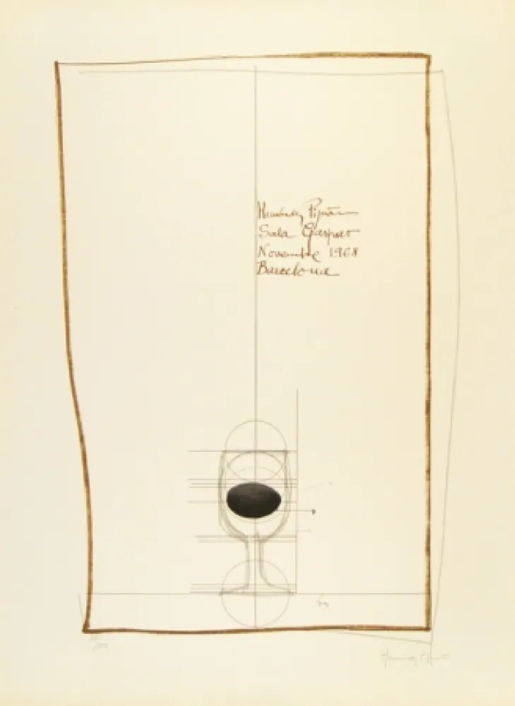 Linocut Hernandez Pijuan - Sala Gaspar