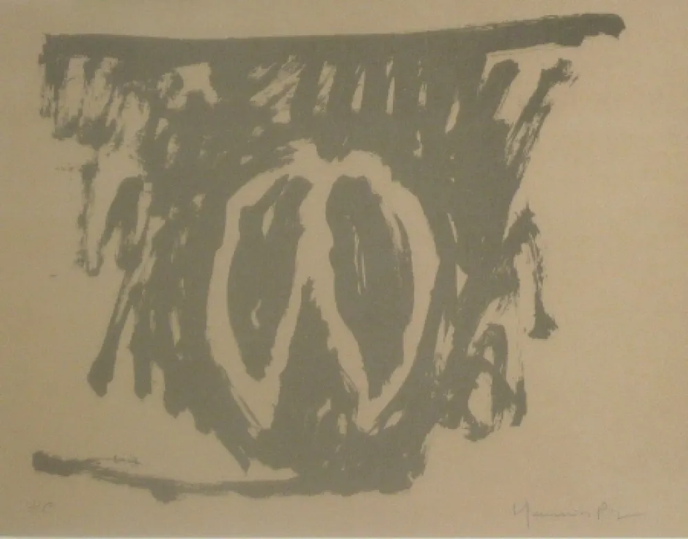 Lithograph Hernandez Pijuan - Sans titre 4